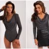 Eleganckie body damskie longsleeves do spódnicy i spodni.